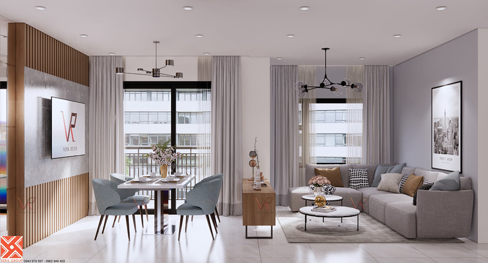 Thiết kế nội thất căn hộ 2 phòng ngủ - Vinhome Grand Park Quận 9