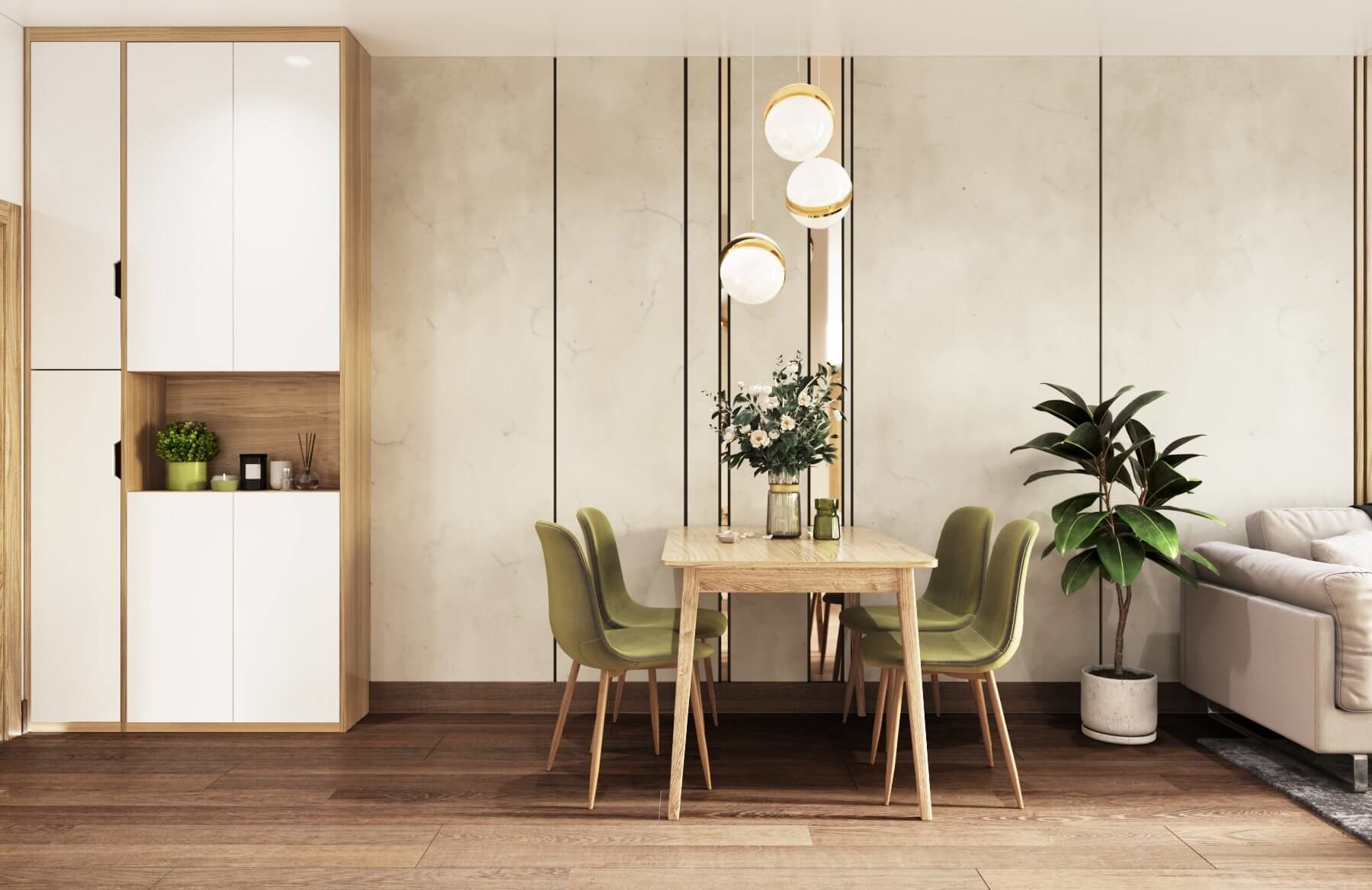 Bố trí nội thất phòng bếp tiện nghi và đầy tinh tế